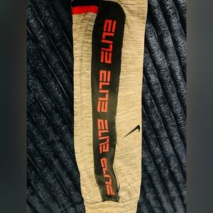 Nike Elite Gray and Black Leggings